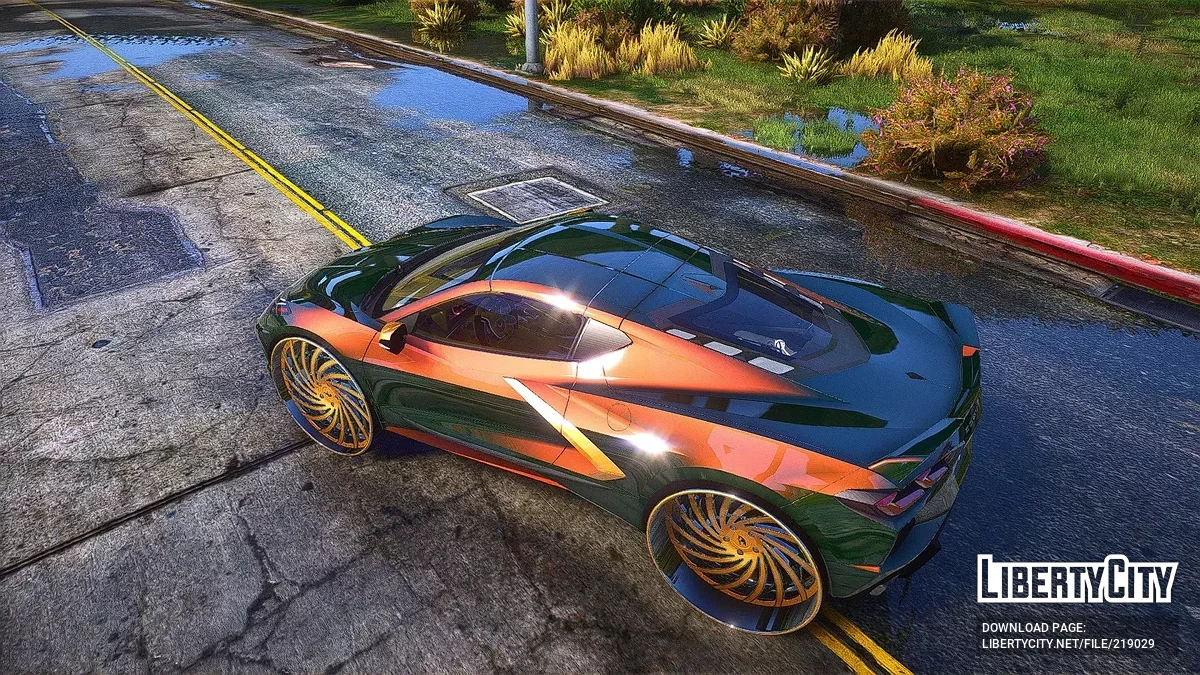 Шевроле Корвет C8 на Аманісі / GTA 5