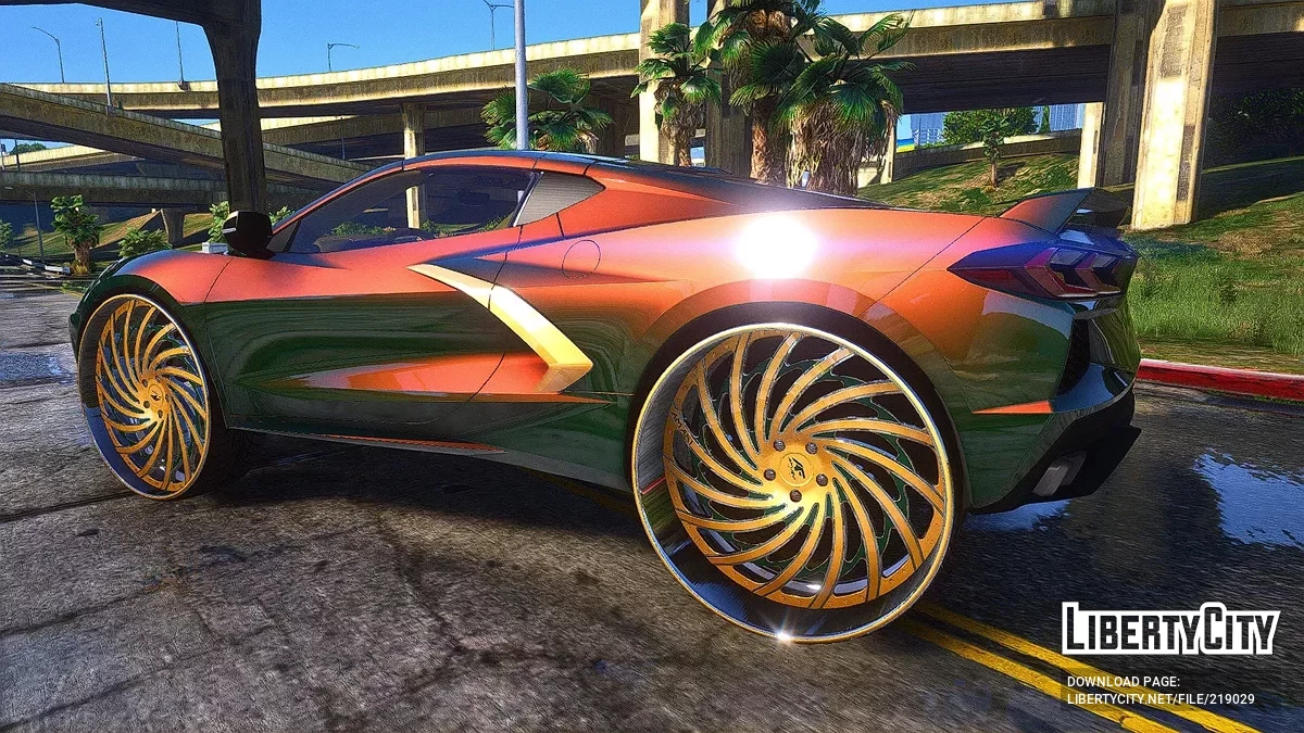 Шевроле Корвет C8 на Аманісі / GTA 5