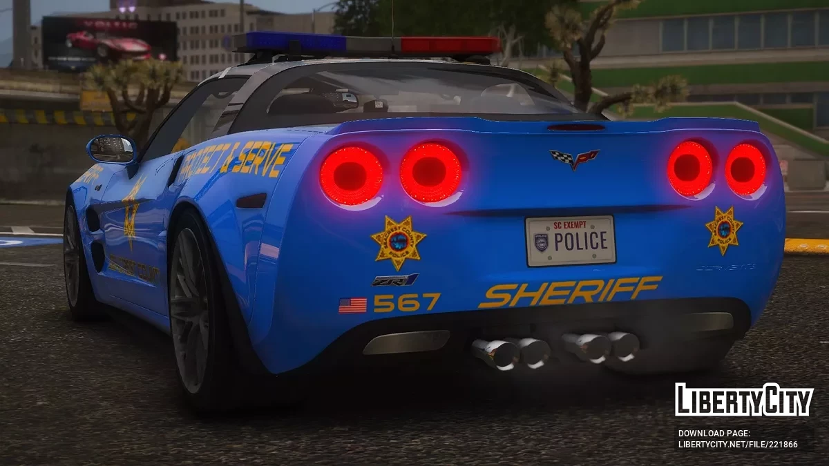 2009 Chevrolet Corvette ZR1 SCPD v1.0 / جي تي أي 5