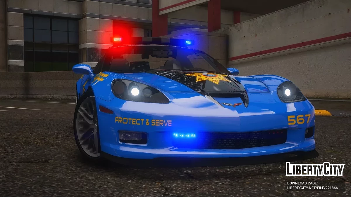 2009 Chevrolet Corvette ZR1 SCPD v1.0 / جي تي أي 5