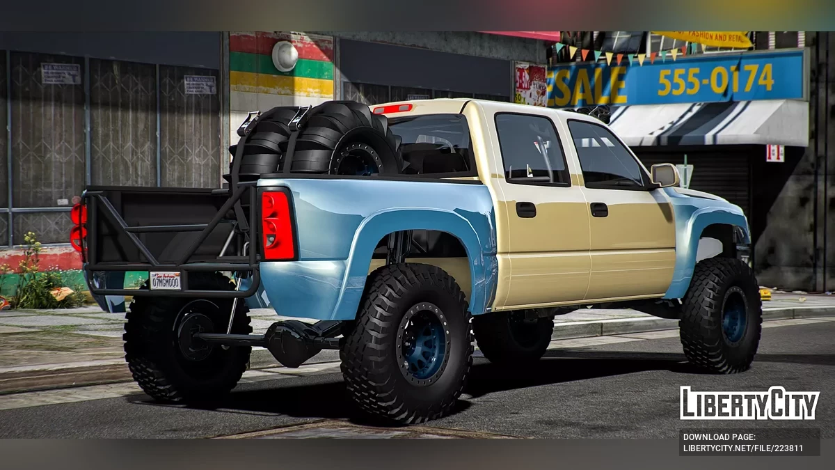 Cateye Chevy Silverado Pre Runner Custom / GTA 5