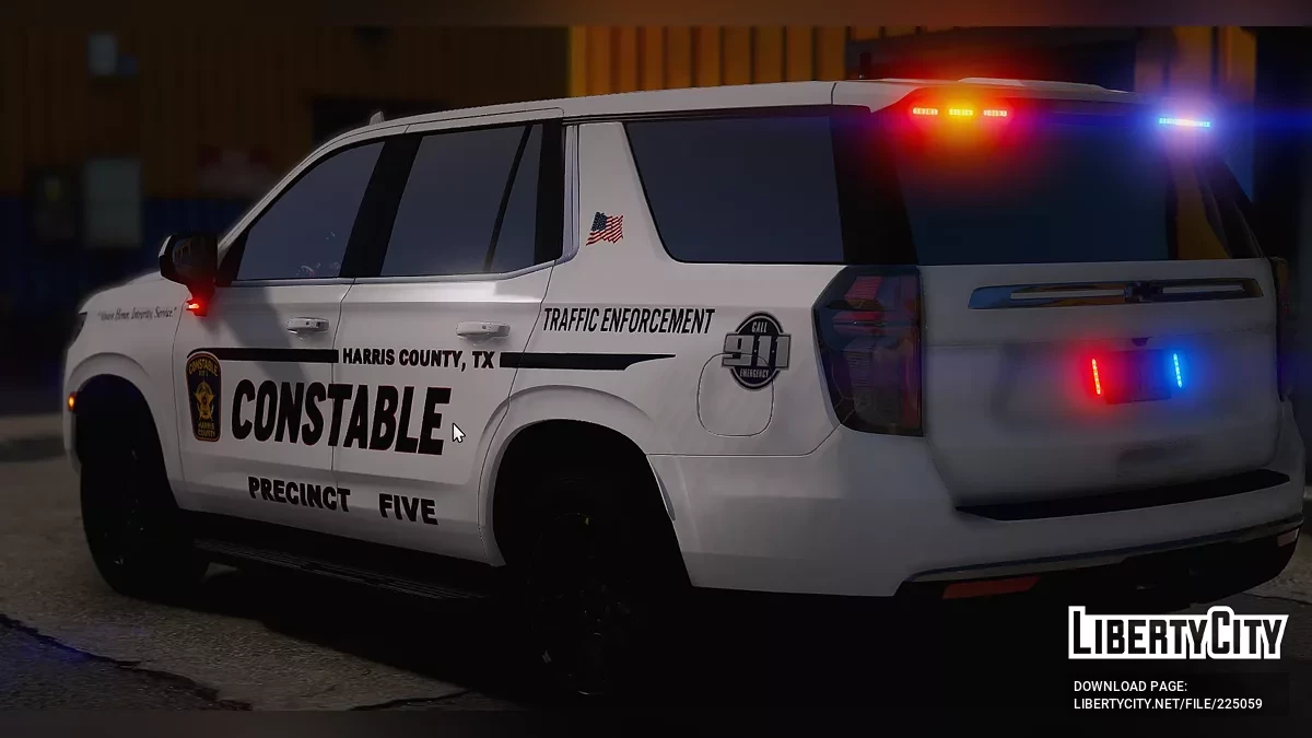 2021 Tahoe Slicktop del Departamento de Policía del Condado de Harris Precinto 5 / GTA 5