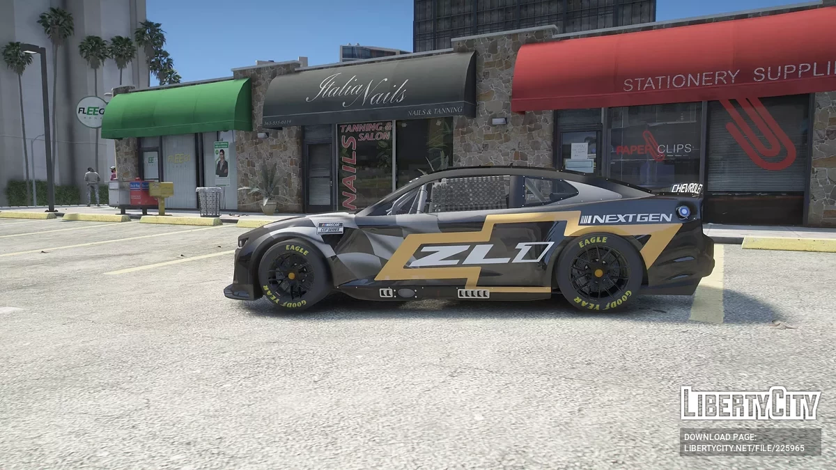 NASCAR Наступного Покоління Chevrolet Camaro ZL1 v1.0 / GTA 5