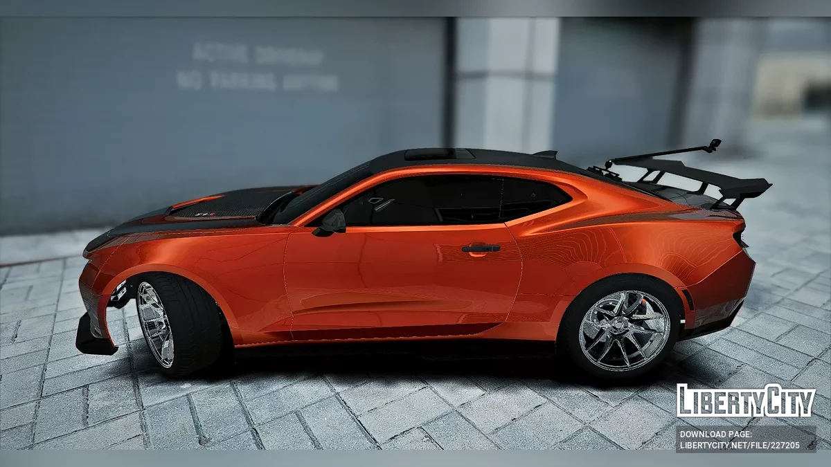 定制后窗贴纸的雪佛兰 Camaro ZL1 / GTA 5