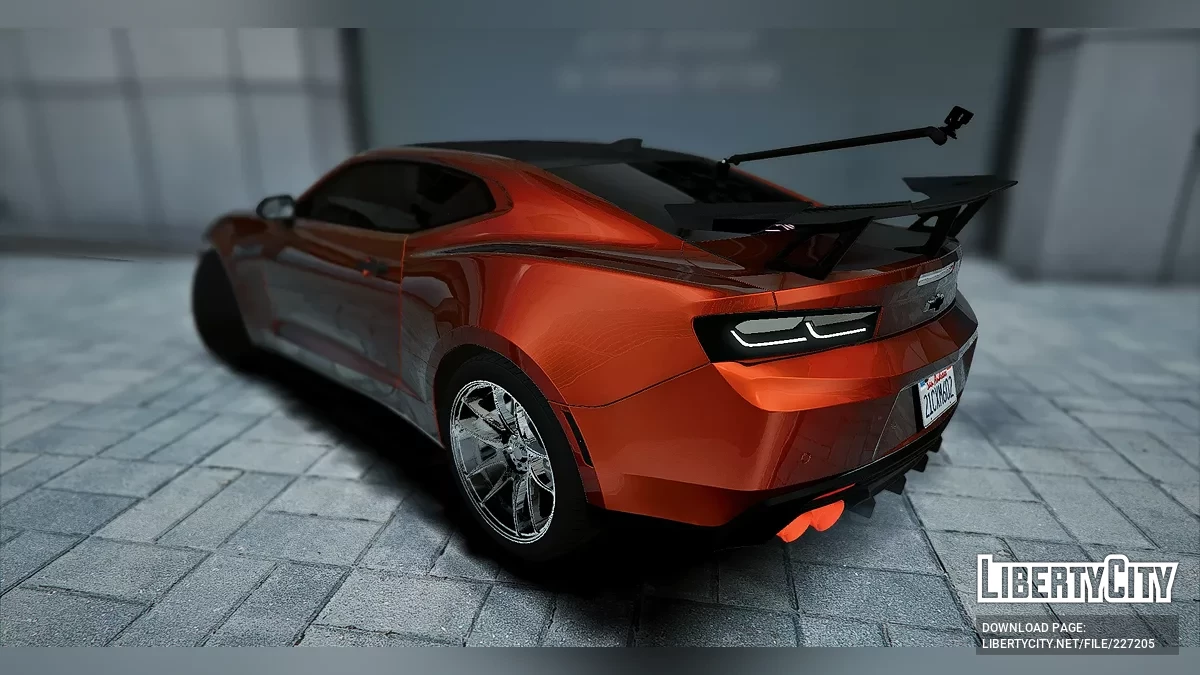 定制后窗贴纸的雪佛兰 Camaro ZL1 / GTA 5