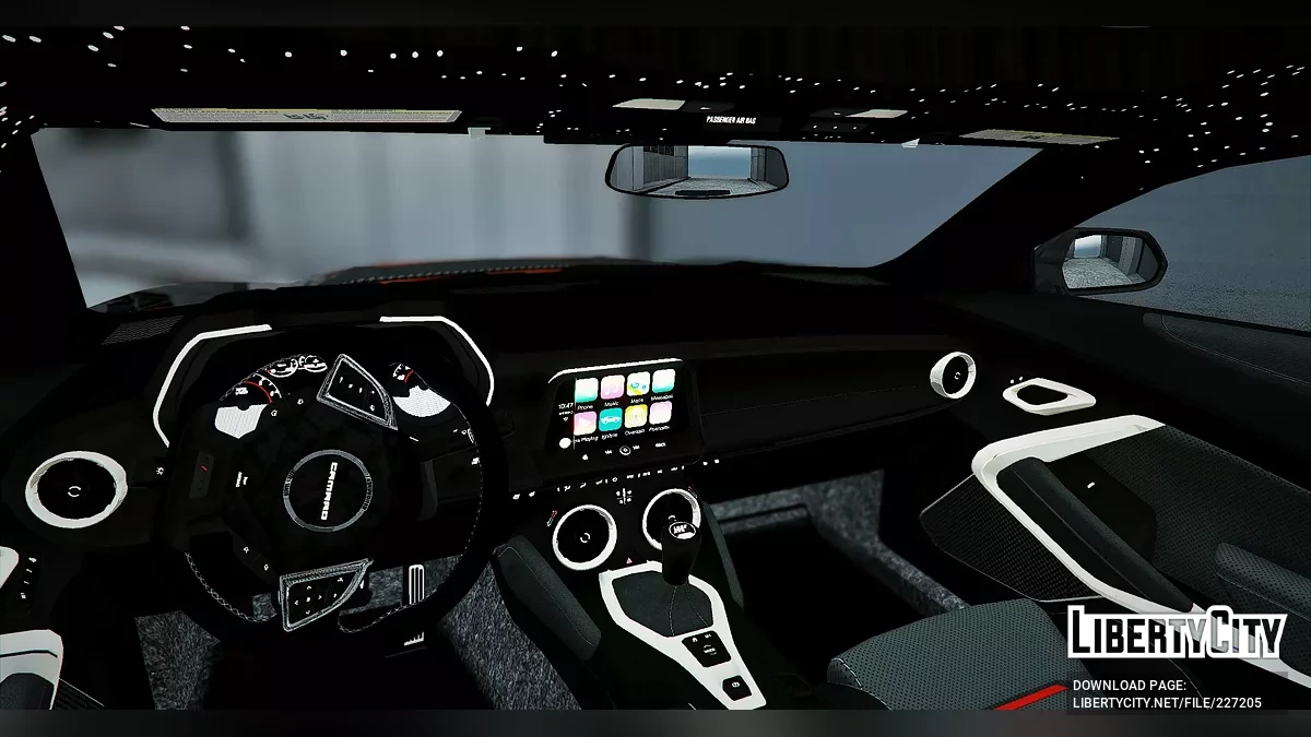定制后窗贴纸的雪佛兰 Camaro ZL1 / GTA 5
