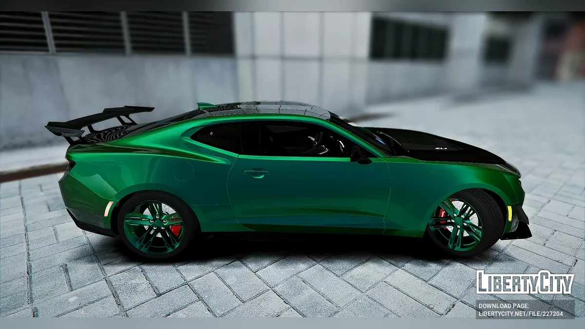 Chevrolet Camaro ZL1 mit individuellen Fensteraufklebern / GTA 5