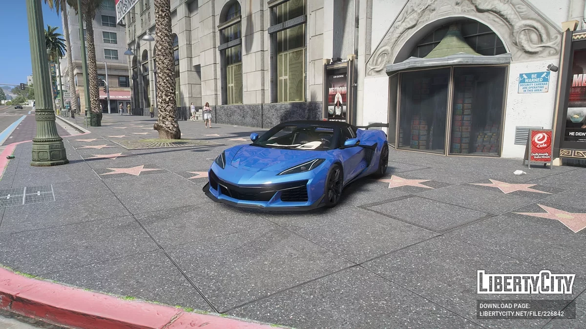 Chevrolet Corvette Z06 Convertible та Pandem Corvette C8 Rocket Bunny Bundle v1.0 / GTA 5