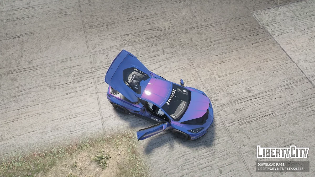 Chevrolet Corvette Z06 Convertible та Pandem Corvette C8 Rocket Bunny Bundle v1.0 / GTA 5