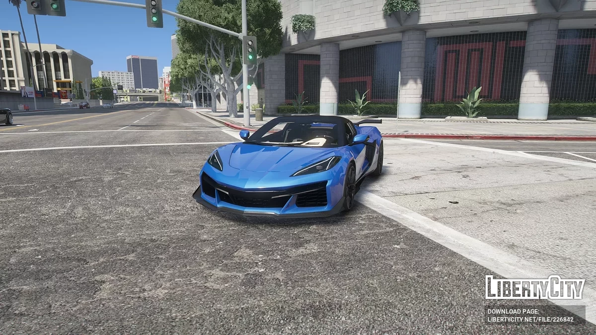 Chevrolet Corvette Z06 Convertible та Pandem Corvette C8 Rocket Bunny Bundle v1.0 / GTA 5