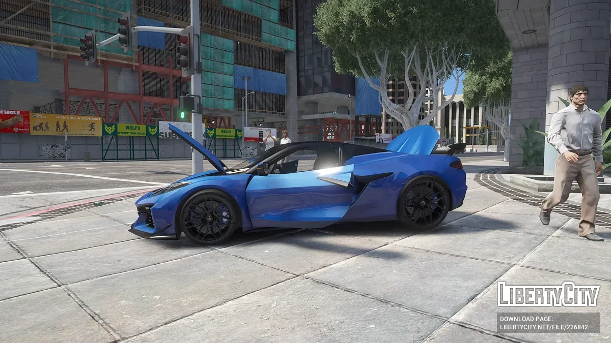 Chevrolet Corvette Z06 Convertible та Pandem Corvette C8 Rocket Bunny Bundle v1.0 / GTA 5