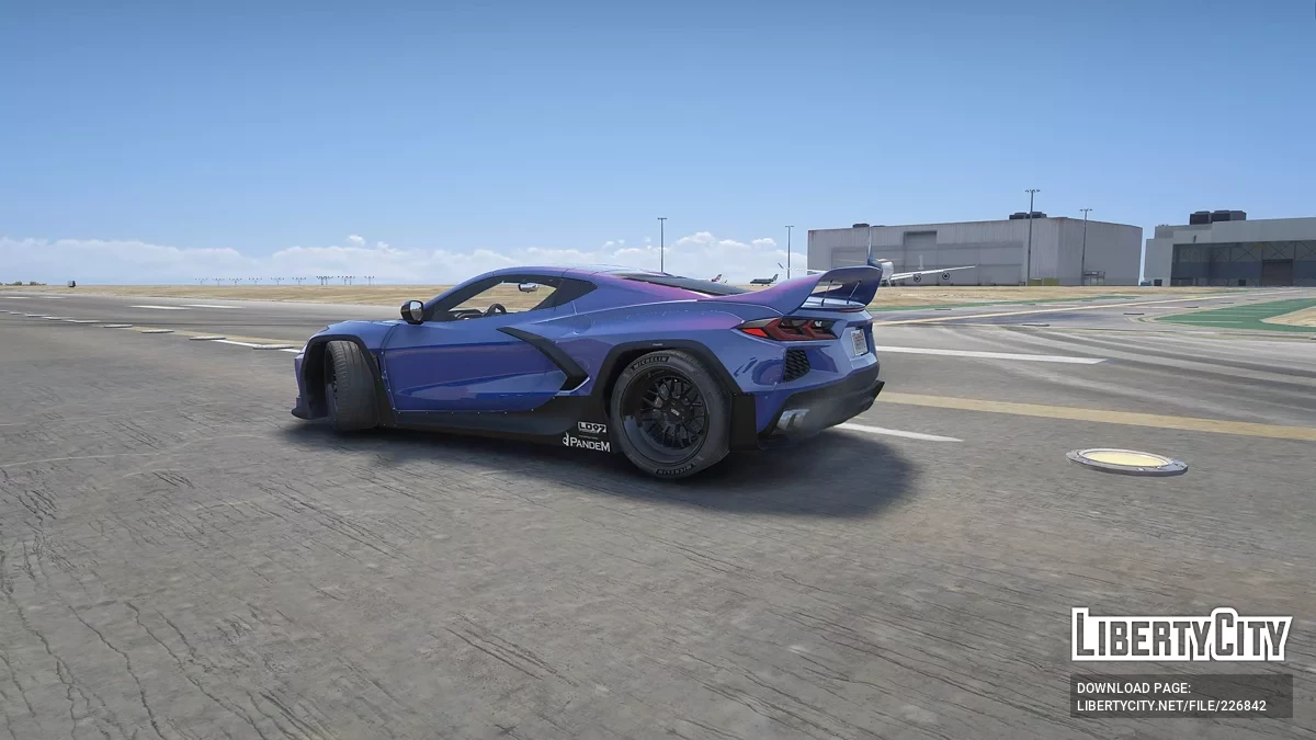 Chevrolet Corvette Z06 Convertible та Pandem Corvette C8 Rocket Bunny Bundle v1.0 / GTA 5