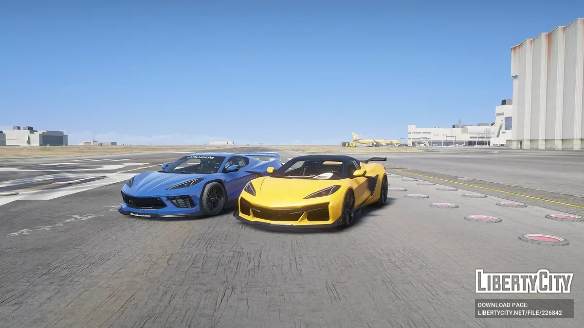 Chevrolet Corvette Z06 Convertible та Pandem Corvette C8 Rocket Bunny Bundle v1.0 / GTA 5