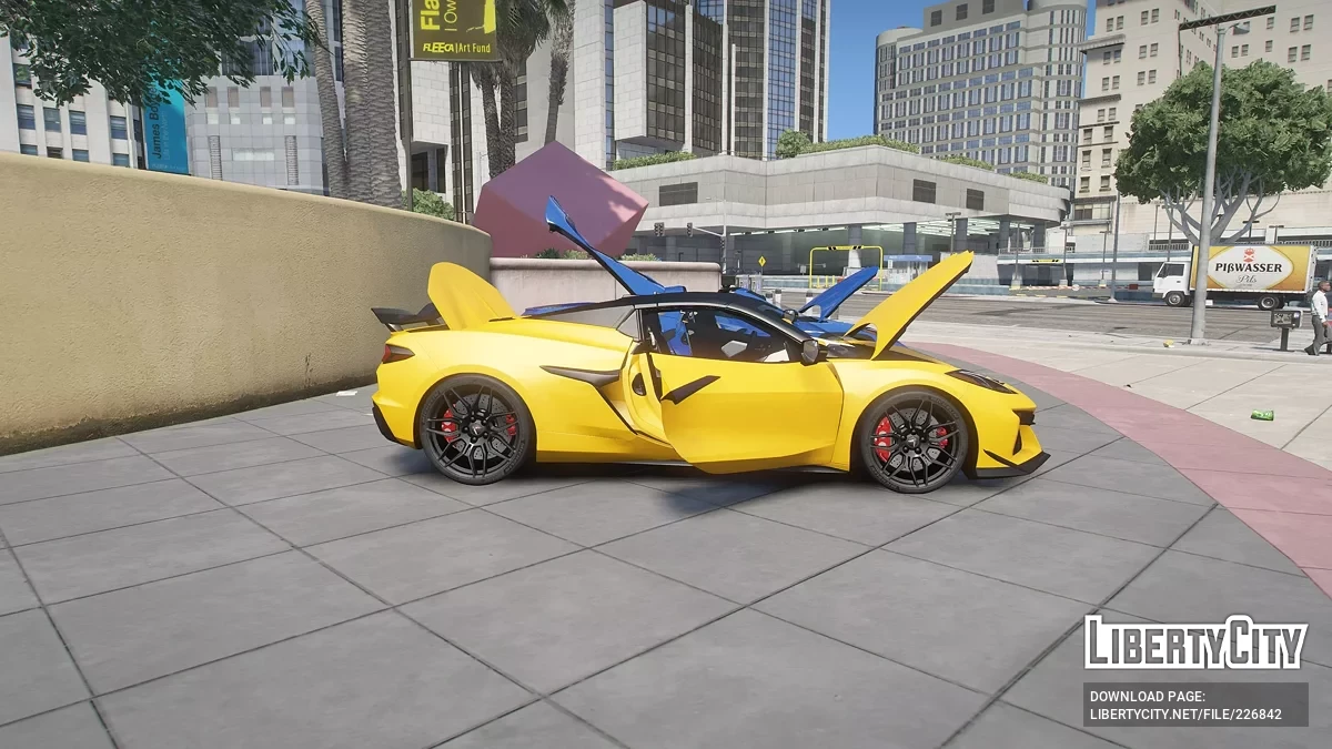 Chevrolet Corvette Z06 Convertible та Pandem Corvette C8 Rocket Bunny Bundle v1.0 / GTA 5