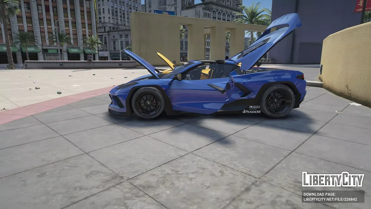 Chevrolet Corvette Z06 Convertible та Pandem Corvette C8 Rocket Bunny Bundle v1.0 / GTA 5