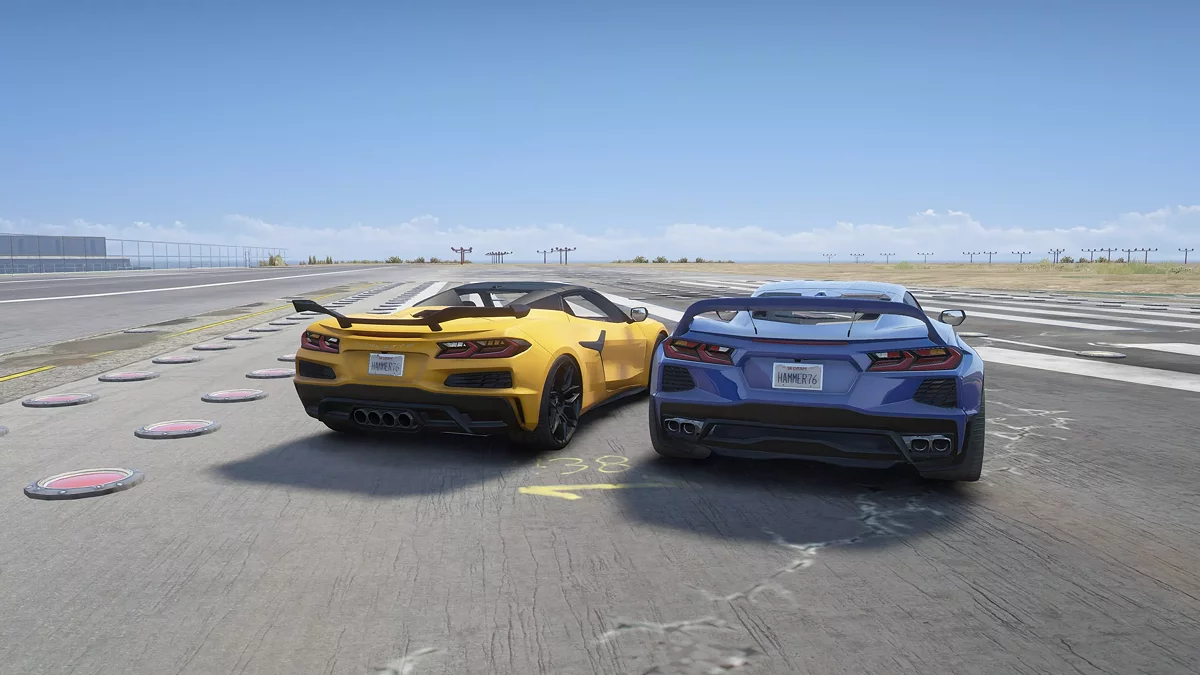 Chevrolet Corvette Z06 Convertible та Pandem Corvette C8 Rocket Bunny Bundle v1.0 / GTA 5