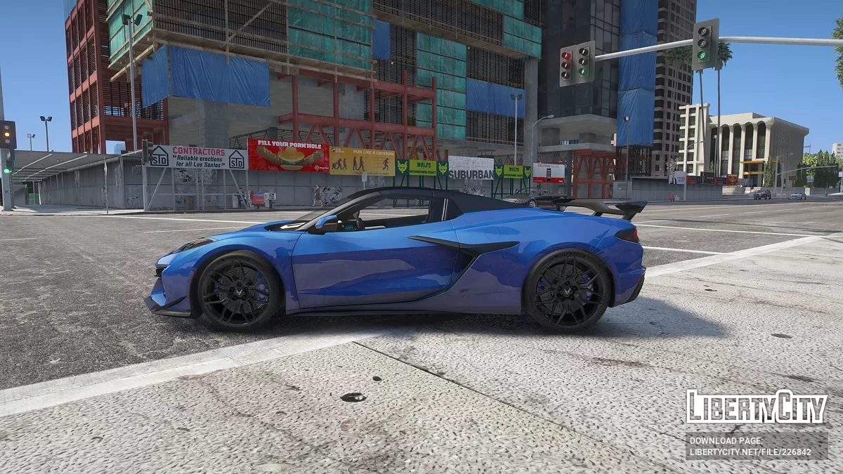 Chevrolet Corvette Z06 Convertible та Pandem Corvette C8 Rocket Bunny Bundle v1.0 / GTA 5
