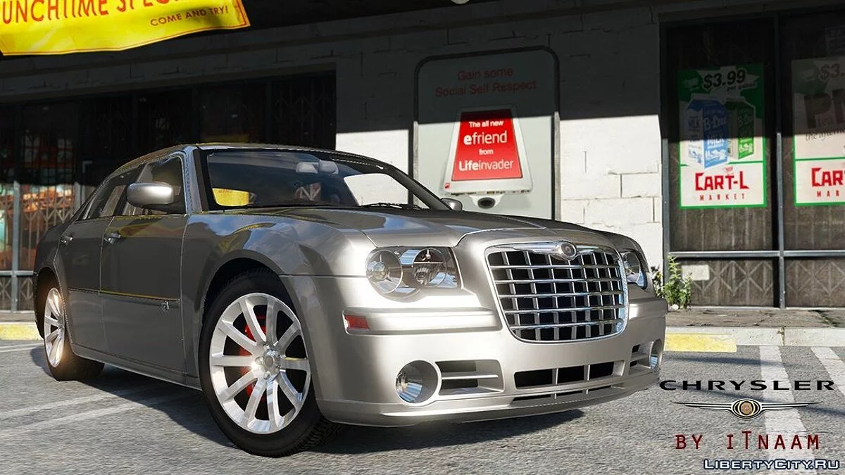 2008 Chrysler 300c SRT8 [Tuning / Livery / Add-on / DUB / Template] version 1.1 / GTA 5