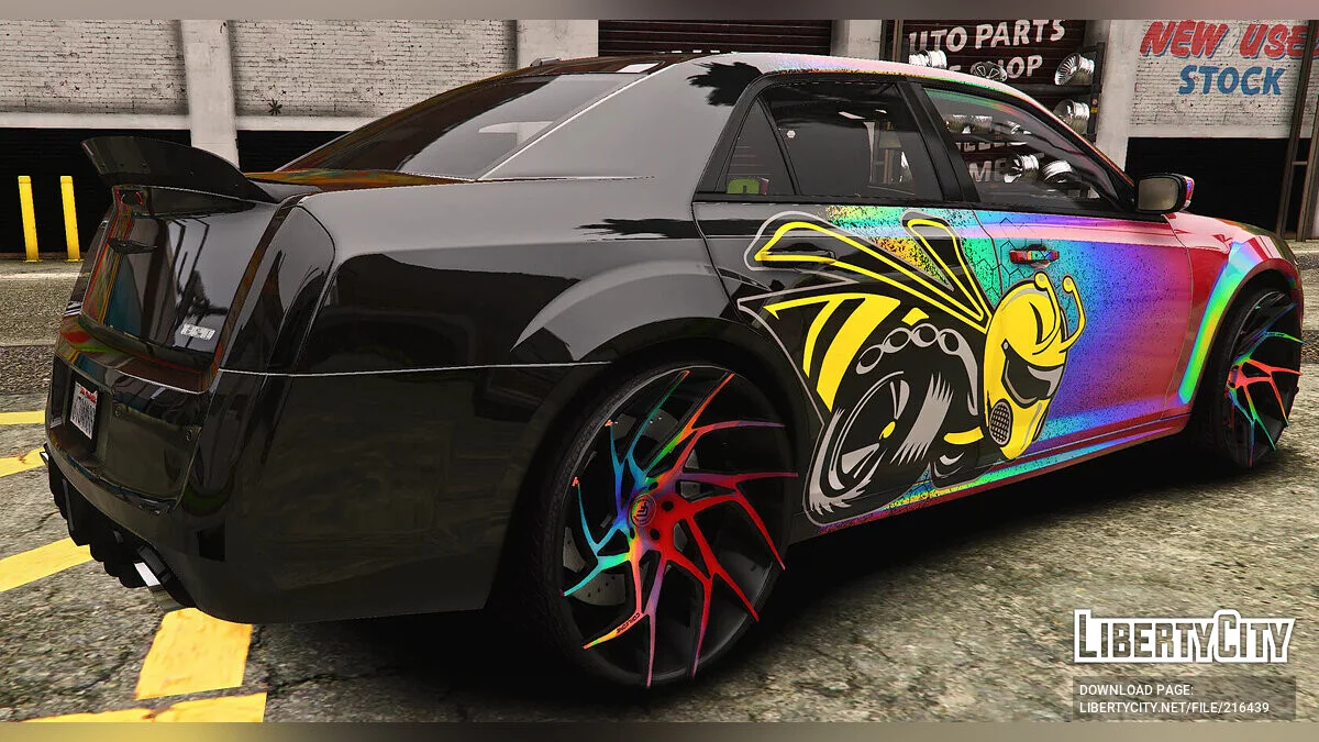 Custom Chrysler 1320 Scatpack 300c On Corleone Forged Rims / GTA 5
