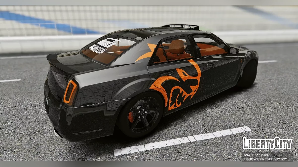 定制Hellcat标志的Chrysler 300c SRT Hellcat / GTA 5