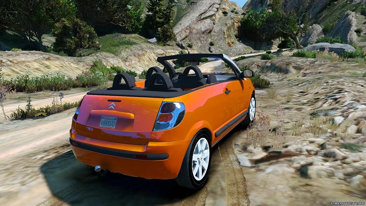 Citroen C3 Pluriel (Add-on/Substituição/Extra/Trailer) 1.0 / GTA 5