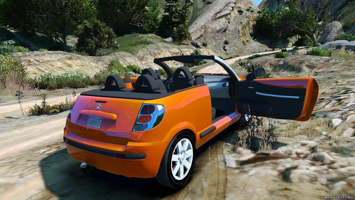 Citroen C3 Pluriel (Add-on/Substituição/Extra/Trailer) 1.0 / GTA 5