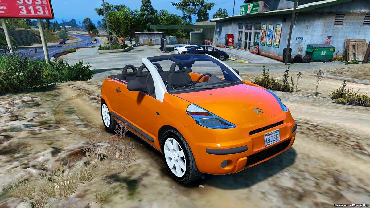 Citroen C3 Pluriel (Add-on/Substituição/Extra/Trailer) 1.0 / GTA 5