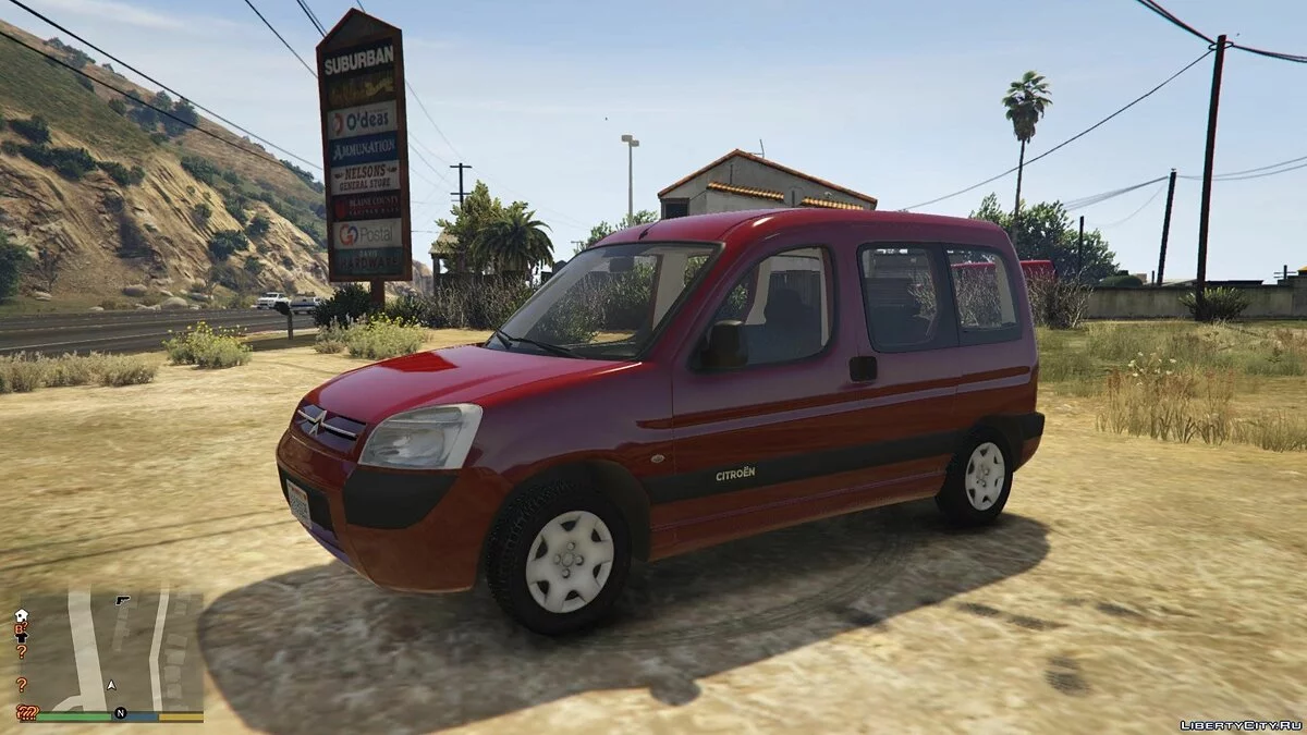 Citroen Berlingo [REPLACE | ADD-ON | TEMPLATE] 1.0 / GTA 5