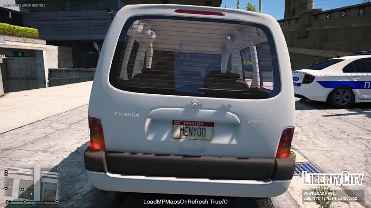 Citroen Berlingo - Червоний Хрест / GTA 5