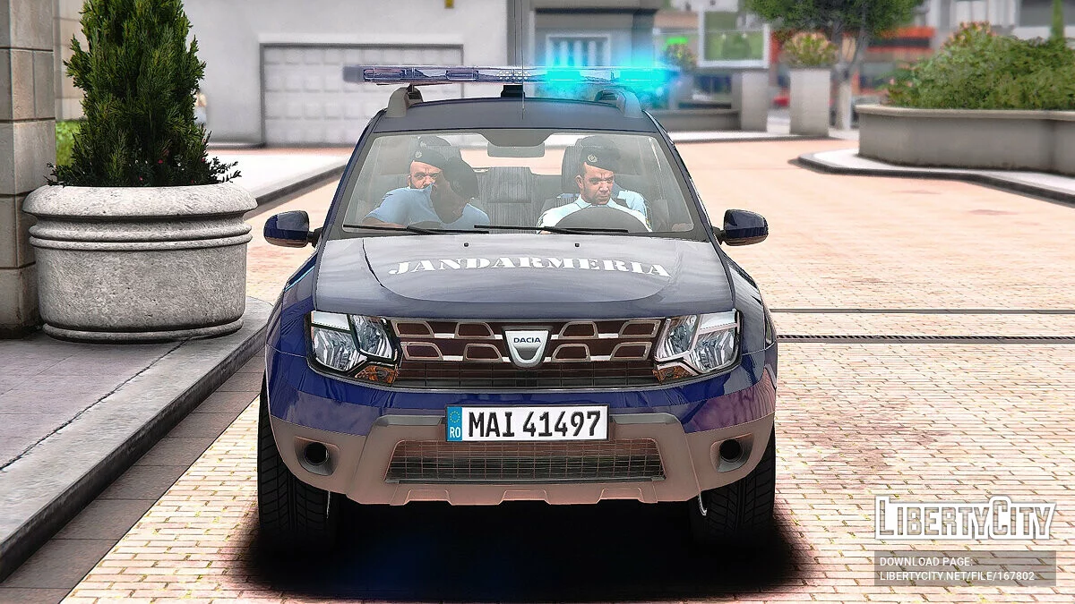 Dacia Duster 2014 - Polisi Rumania / GTA 5
