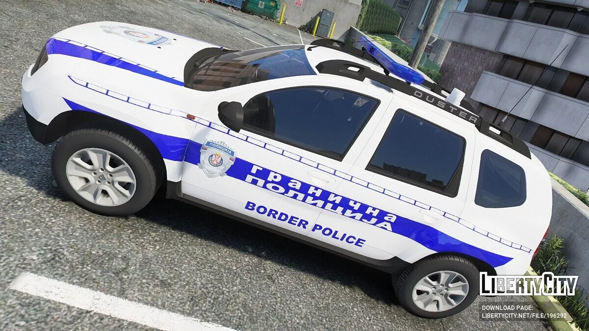 Dacia Duster Police Frontière de Serbie / GTA 5