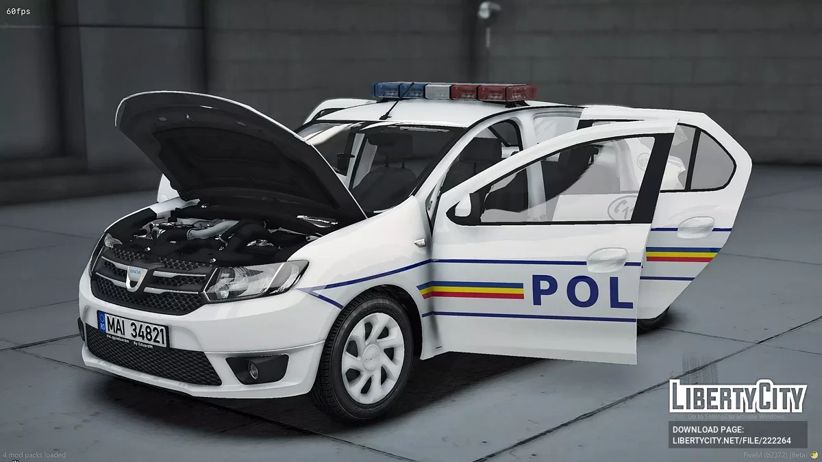 2013 Dacia Logan Politia Romana / GTA 5