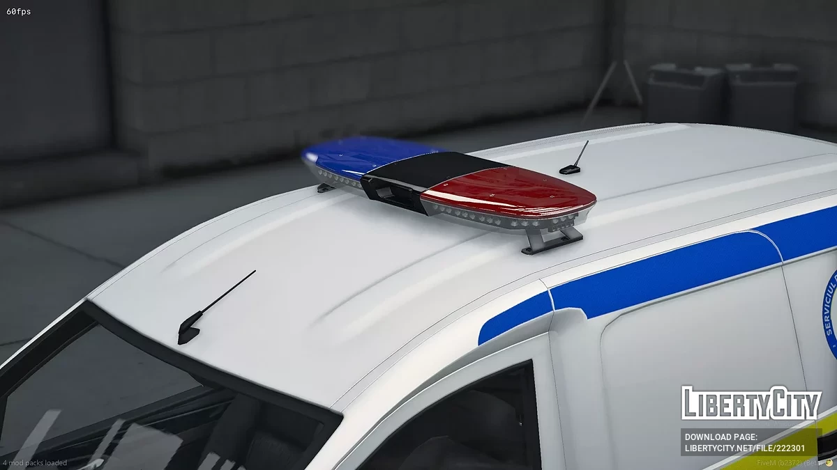 2017 Dacia Dokker Поліція Румунії / GTA 5