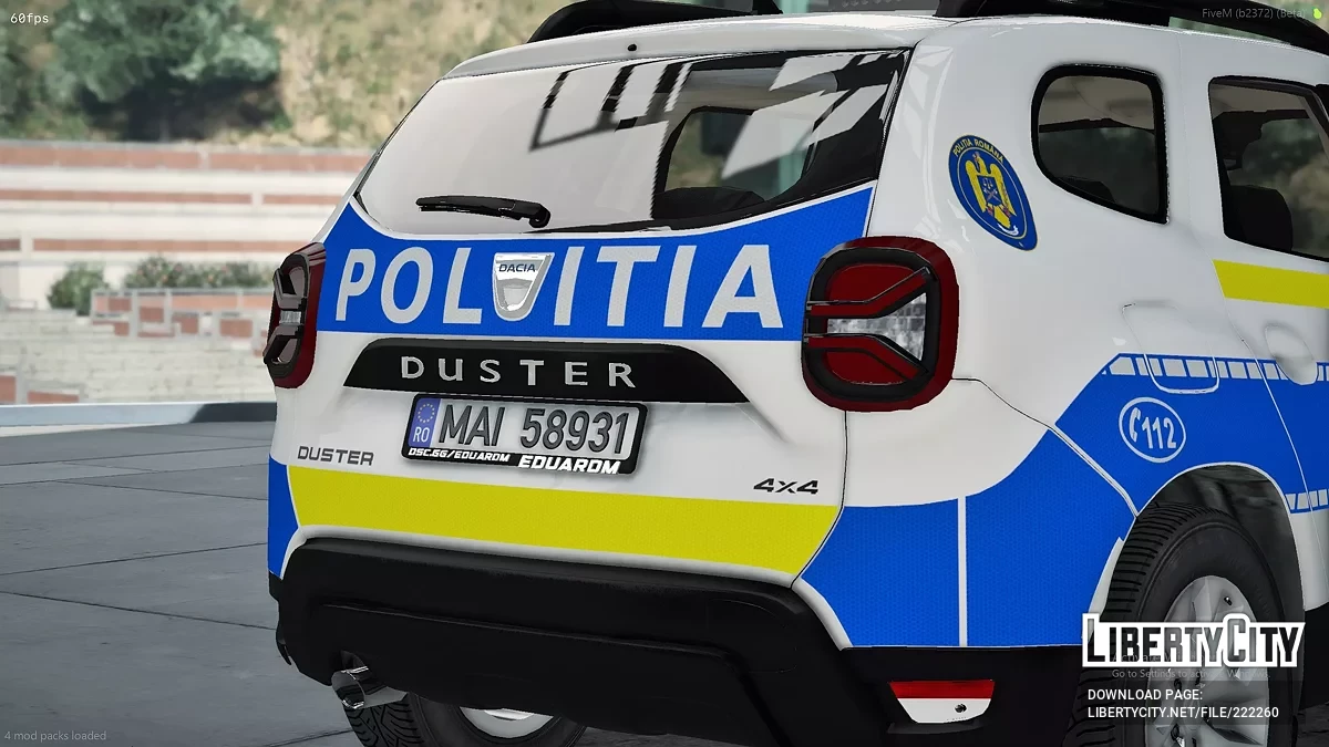 2022 Dacia Duster Politie / GTA 5