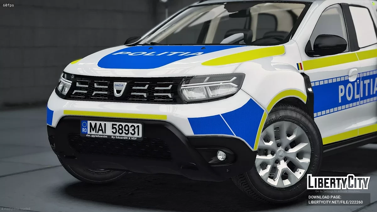 2022 Dacia Duster Politie / GTA 5