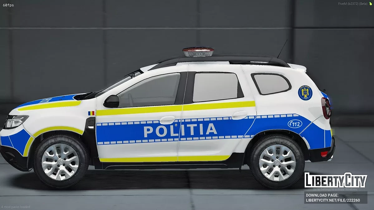 2022 Dacia Duster Politie / GTA 5