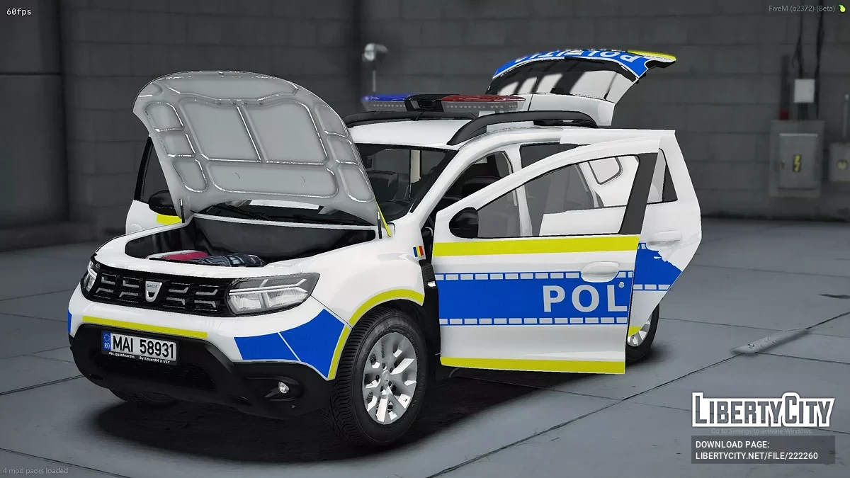 2022 Dacia Duster Politie / GTA 5