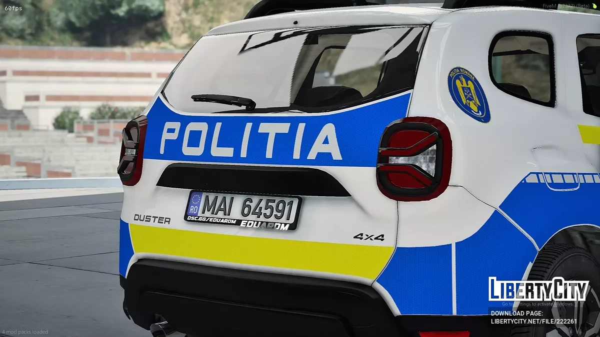2023 Dacia Duster Politie Romana / GTA 5