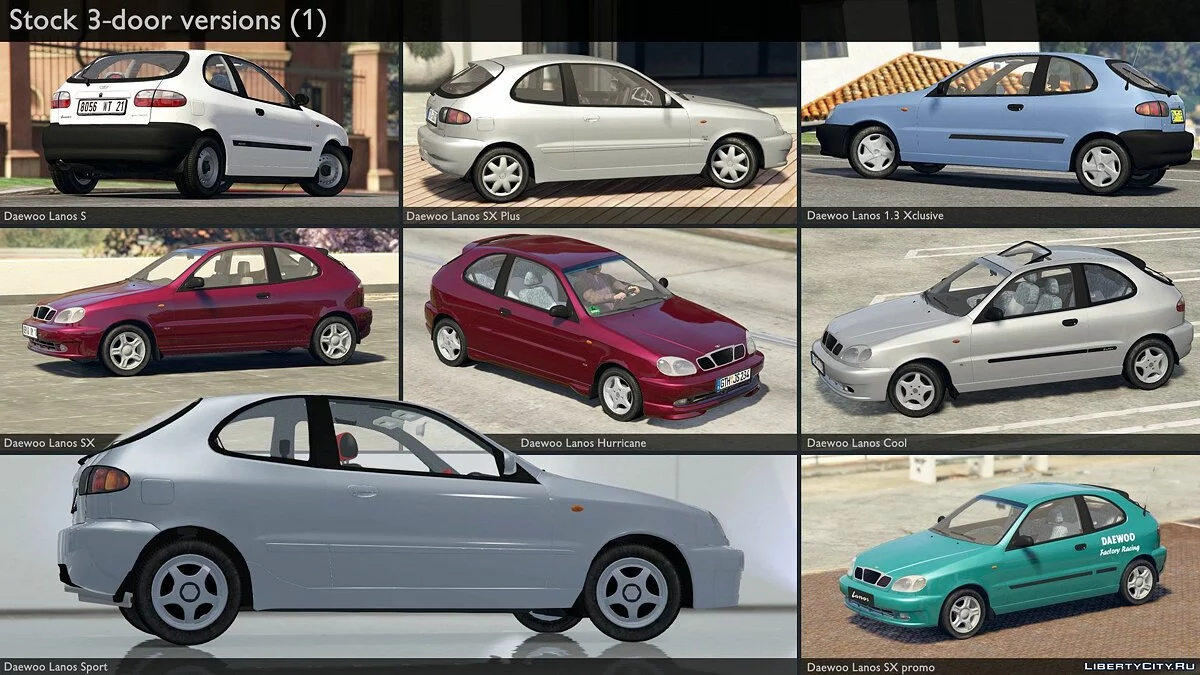 2000 Daewoo Lanos* [Add-On | Tuning | Rims | Liveries | Animated] 1.1 / GTA 5