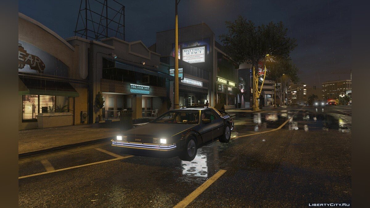 Delorean gta 5 mod фото 62