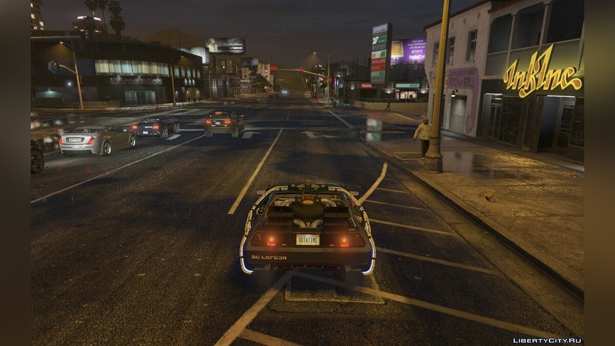 Delorean gta 5 mod фото 84