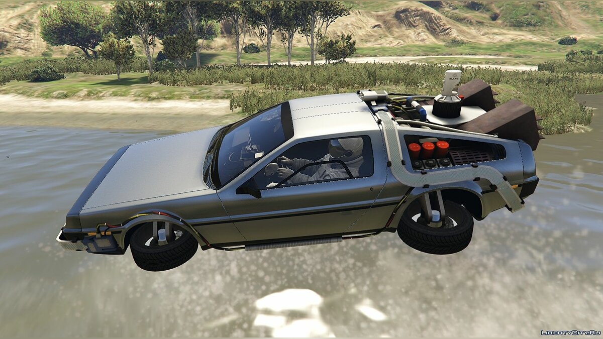 Delorean car gta 5 фото 15