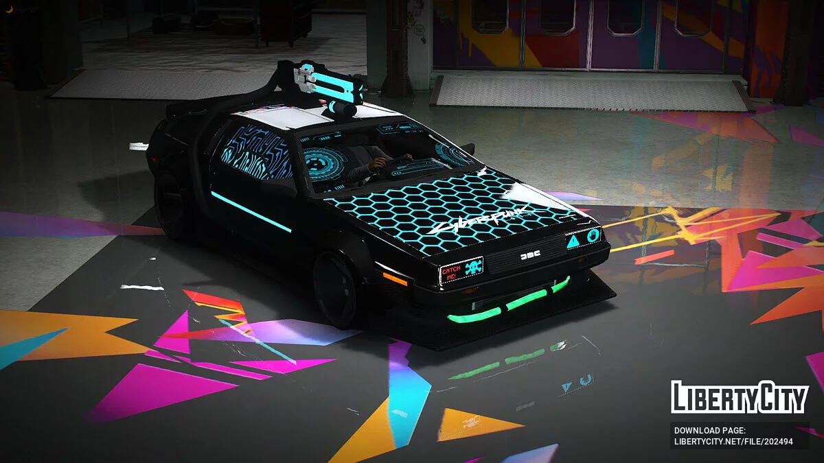 赛博朋克 德劳瑞恩 DMC-12 v1.3 / GTA 5