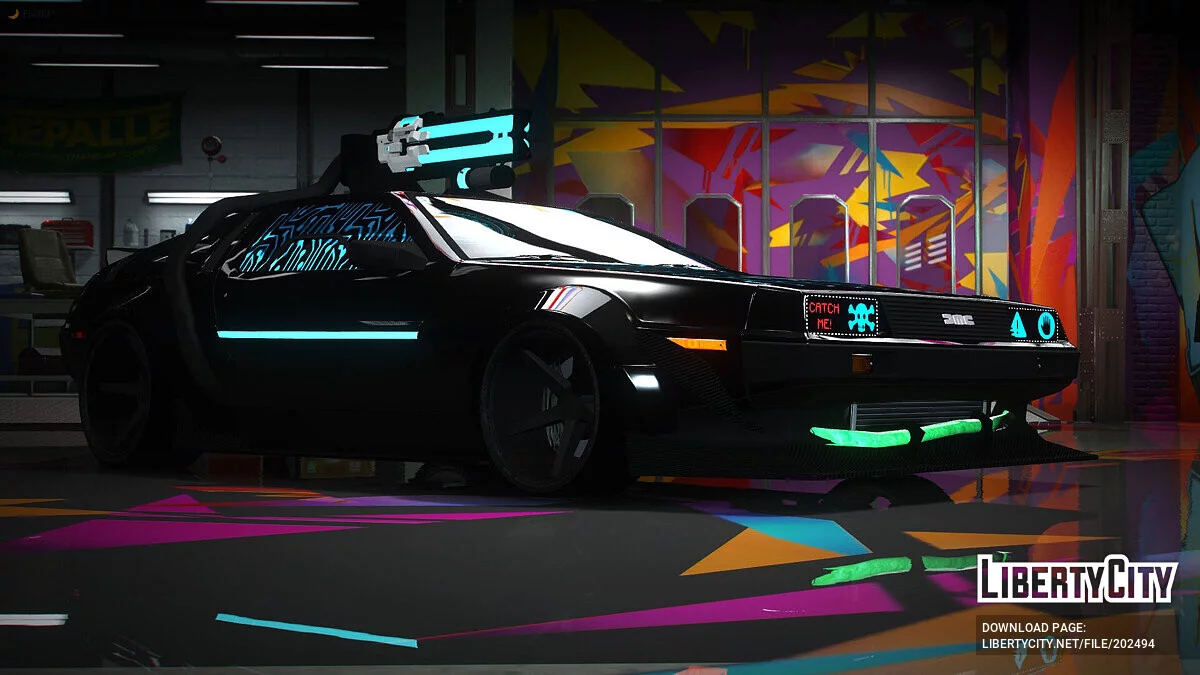 赛博朋克 德劳瑞恩 DMC-12 v1.3 / GTA 5