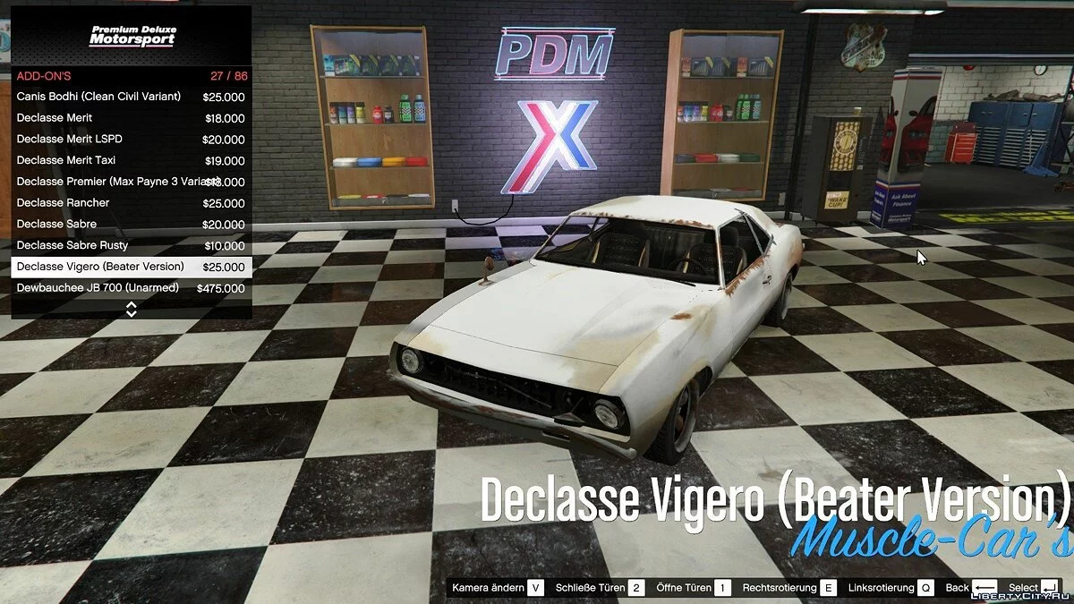 Support de concessionnaire automobile pour IVPack v1.0.125 / GTA 5