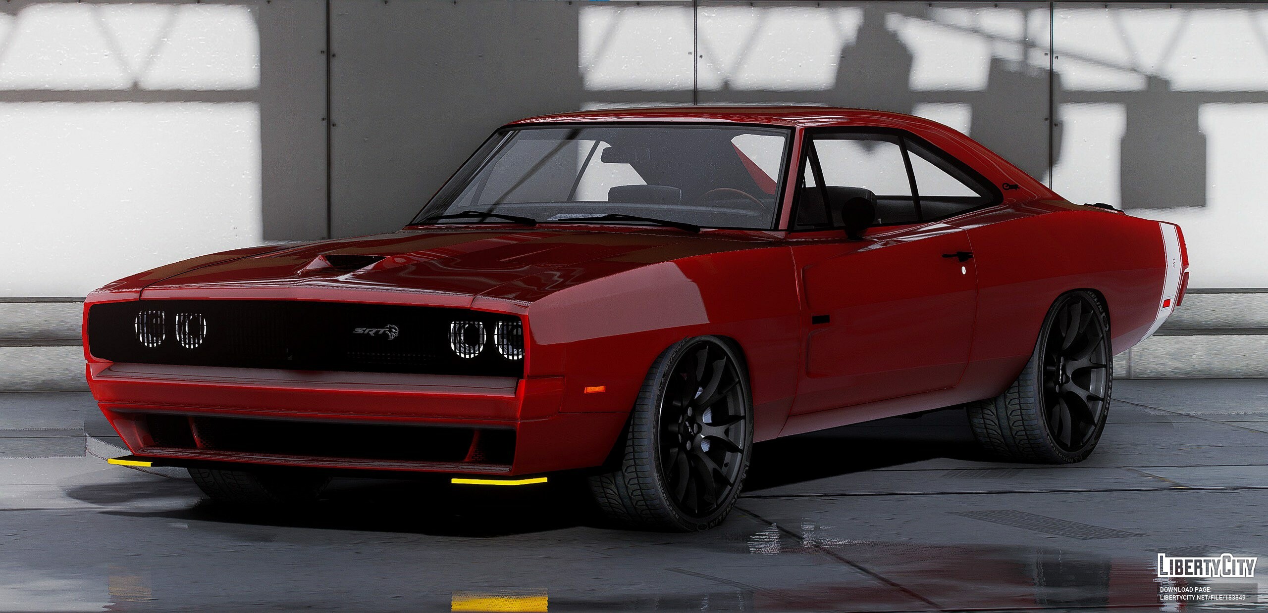 Download 1968 Dodge Charger Body Challenger Hellcat for GTA 5