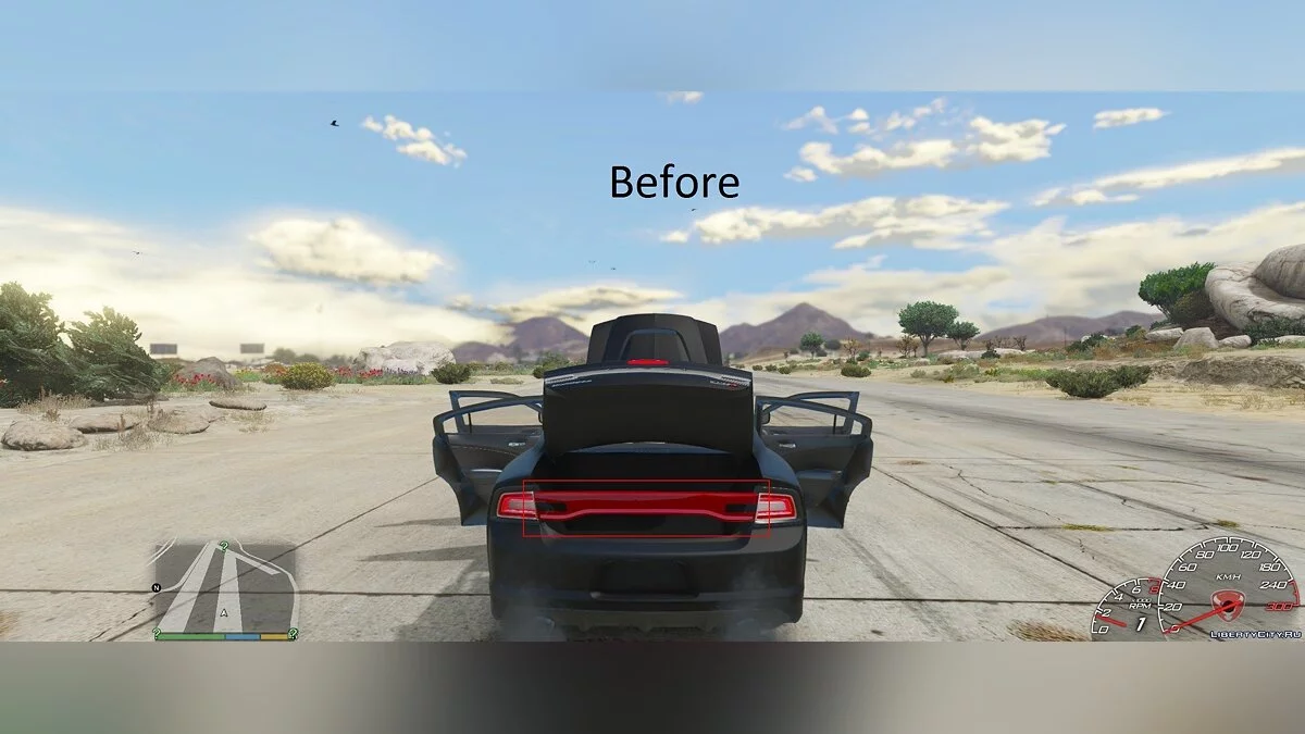 دودج تشارجر SRT8 2012 v0.7.5 / جي تي أي 5