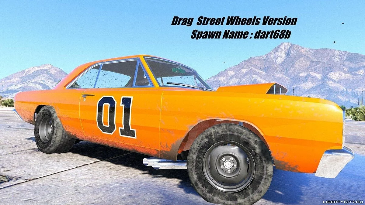 1968 Dodge Dart HEMI Super Stock [Add-On / Replace | Animated] 1.1 / GTA 5