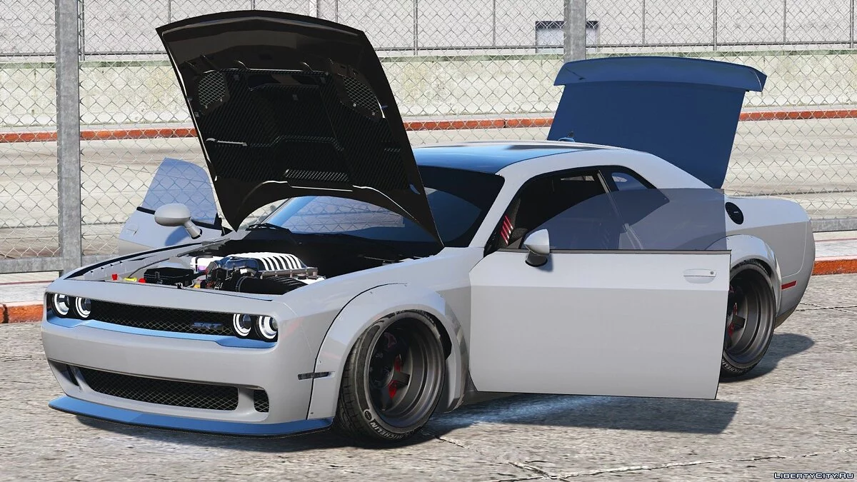Dodge Challenger Hellcat Libertywalk - The Fate of the Furious Edition [Add-On / Replace] / GTA 5