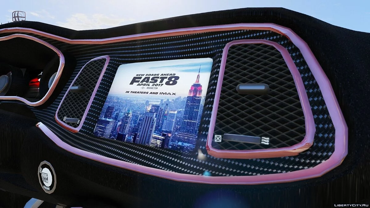 Dodge Challenger Hellcat Libertywalk - The Fate of the Furious Edition [Add-On / Replace] / GTA 5